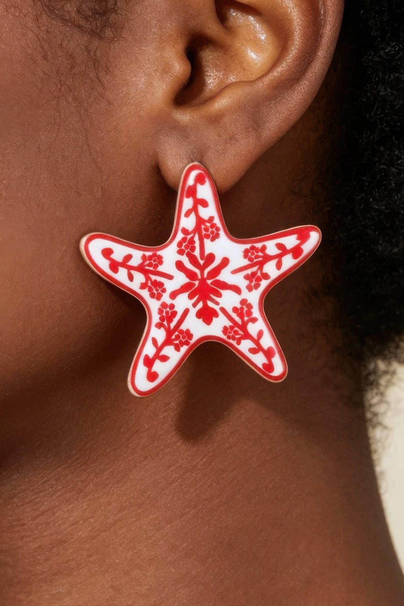 Antique Starfish Stud Earrings