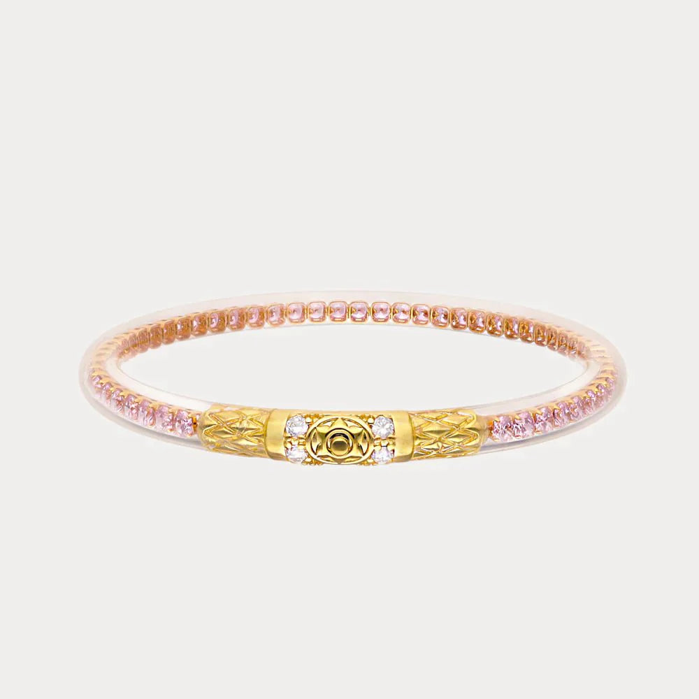 BudhaGirl Queen All Weather Bangle® (AWB®) - Pink Petal