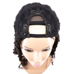 Kinky Curly U Part 100% Human Hair Wig