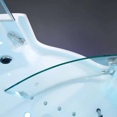 Maya Bath Platinum Comfort Steam Shower With Whirlpool Bathtub [2025 Edition] (SAK93561)
