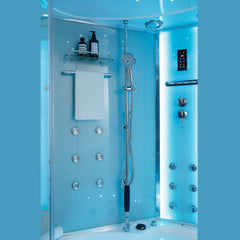 Maya Bath Platinum Comfort Steam Shower With Whirlpool Bathtub [2025 Edition] (SAK93561)