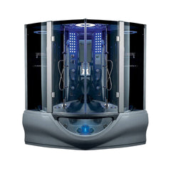 Maya Bath Valencia Steam Shower Massage Bathtub With LCD TV (SAK20479)