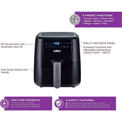 Salton Digital Air Fryer XL 5L