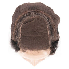 Straight 4x4 Transparent Lace 100% Human Hair Closure Wig
